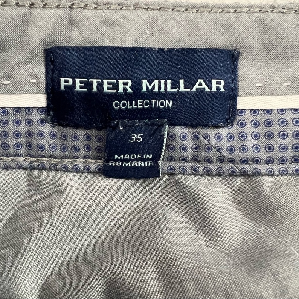 Peter Millar Collection Wool Dress Five Pocket Pants size 35 Gray - Picture 8 of 12
